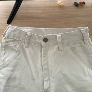 White brandy Melville carpenter jeans